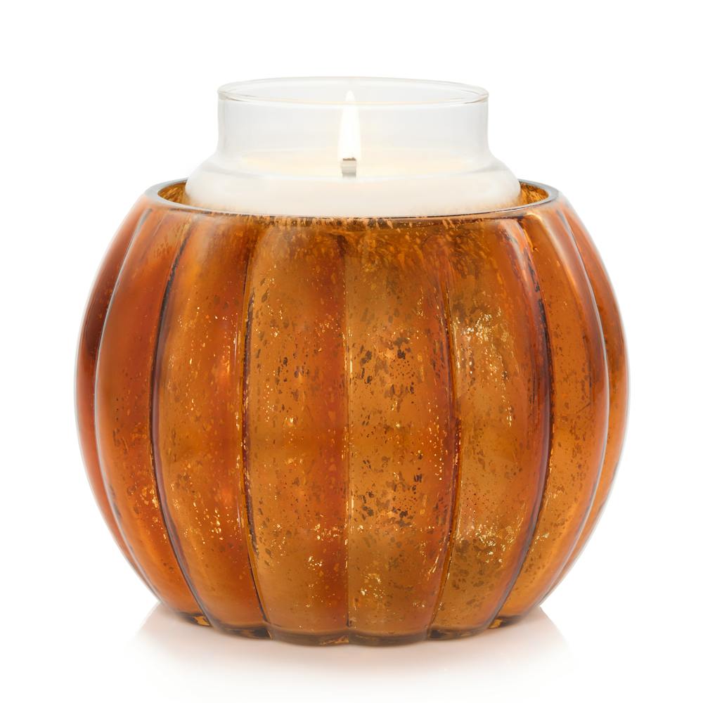 Mercury Pumpkin Glass Holder