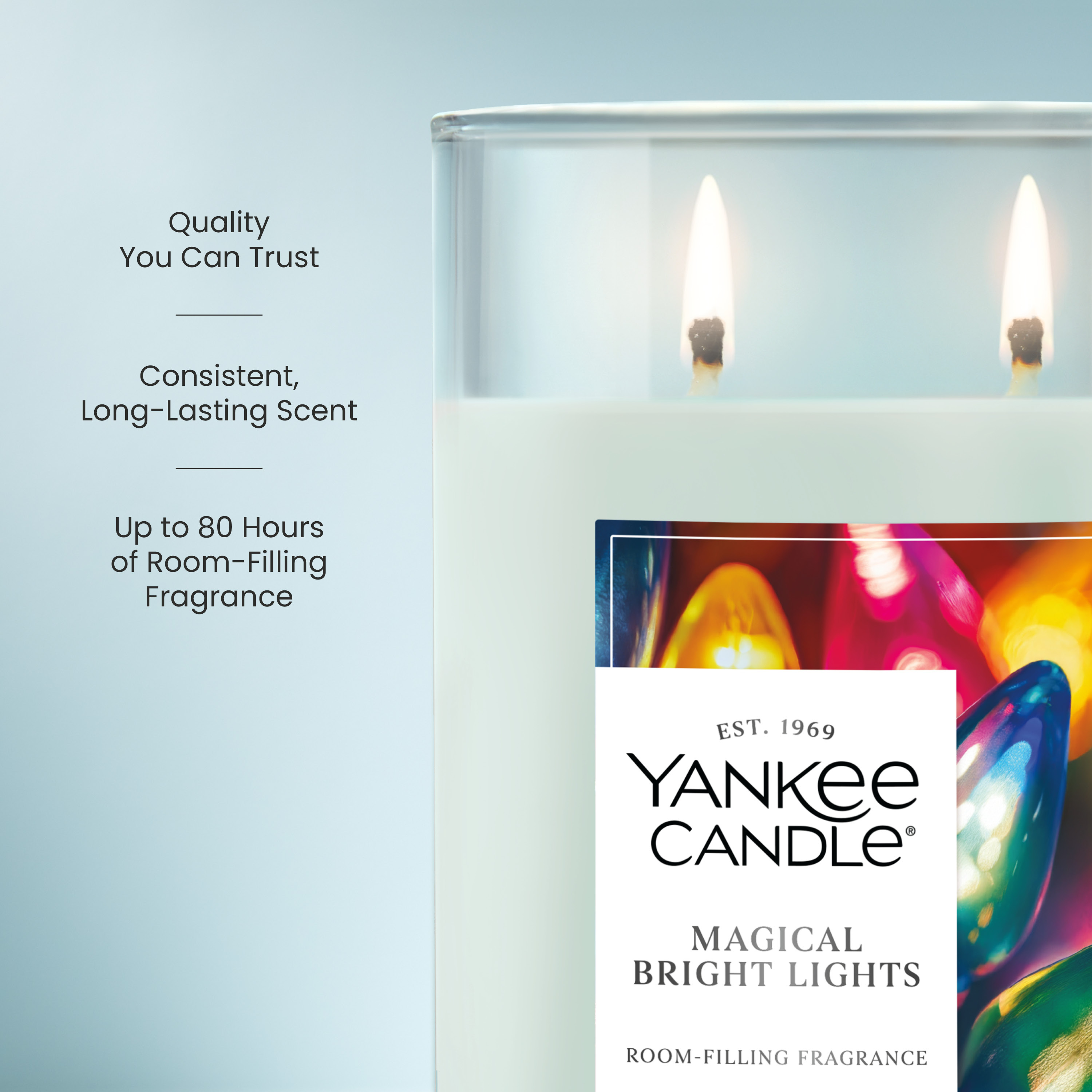Magical Bright Lights Large Tumbler Candle - Thumbnail 3