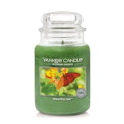 Large beautiful day jar candle