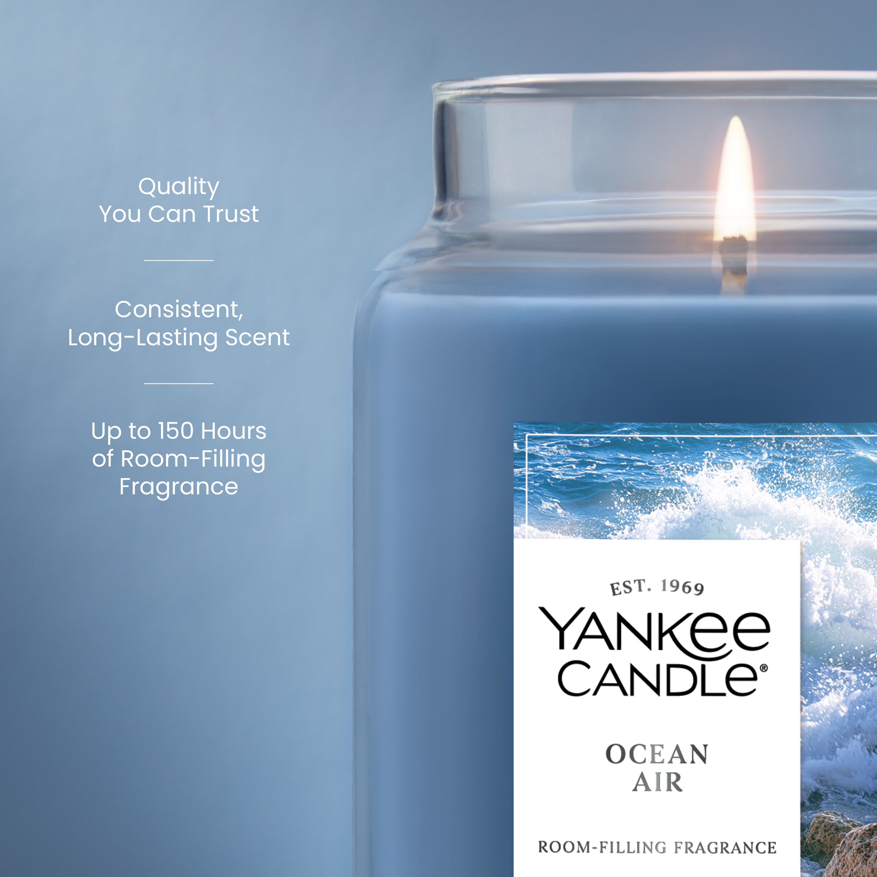 Ocean Air Original Large Jar Candle - Thumbnail 3