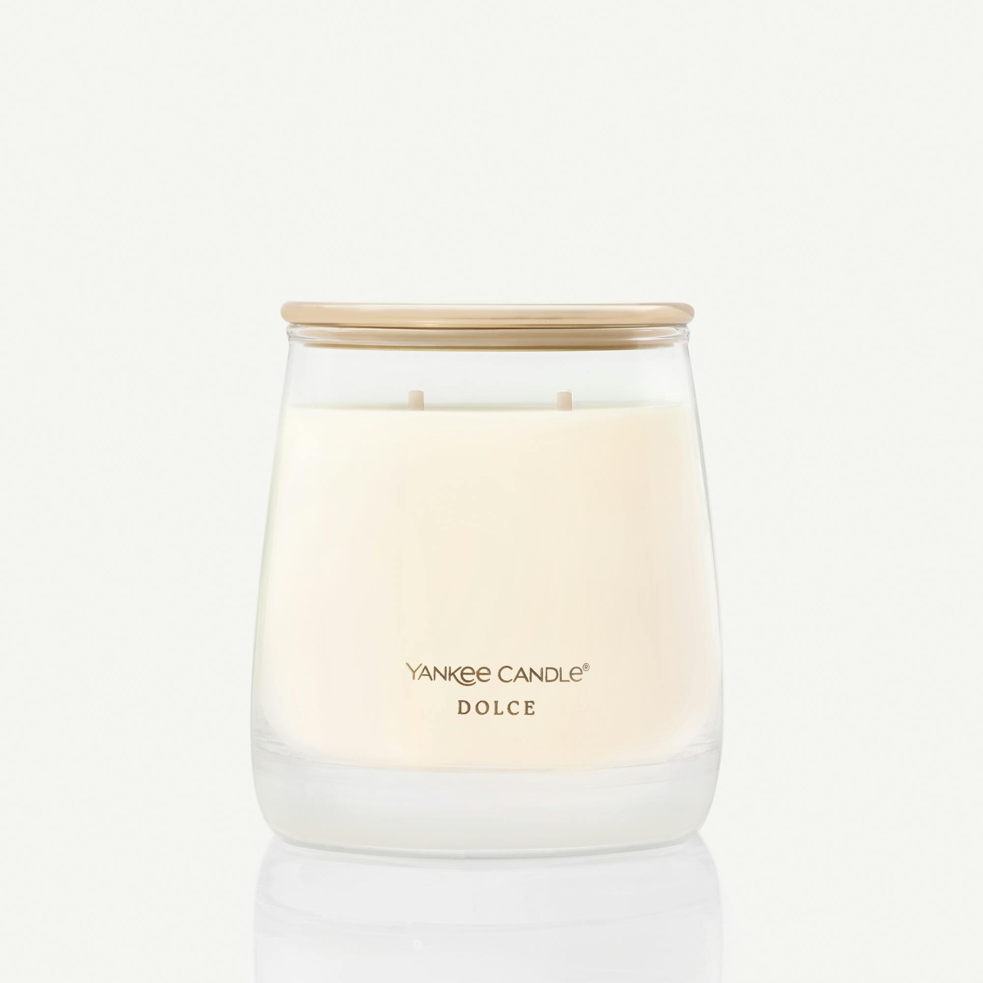 Yankee Candle Dolce Premium Medium Jar Candle, 12 oz In Transparent