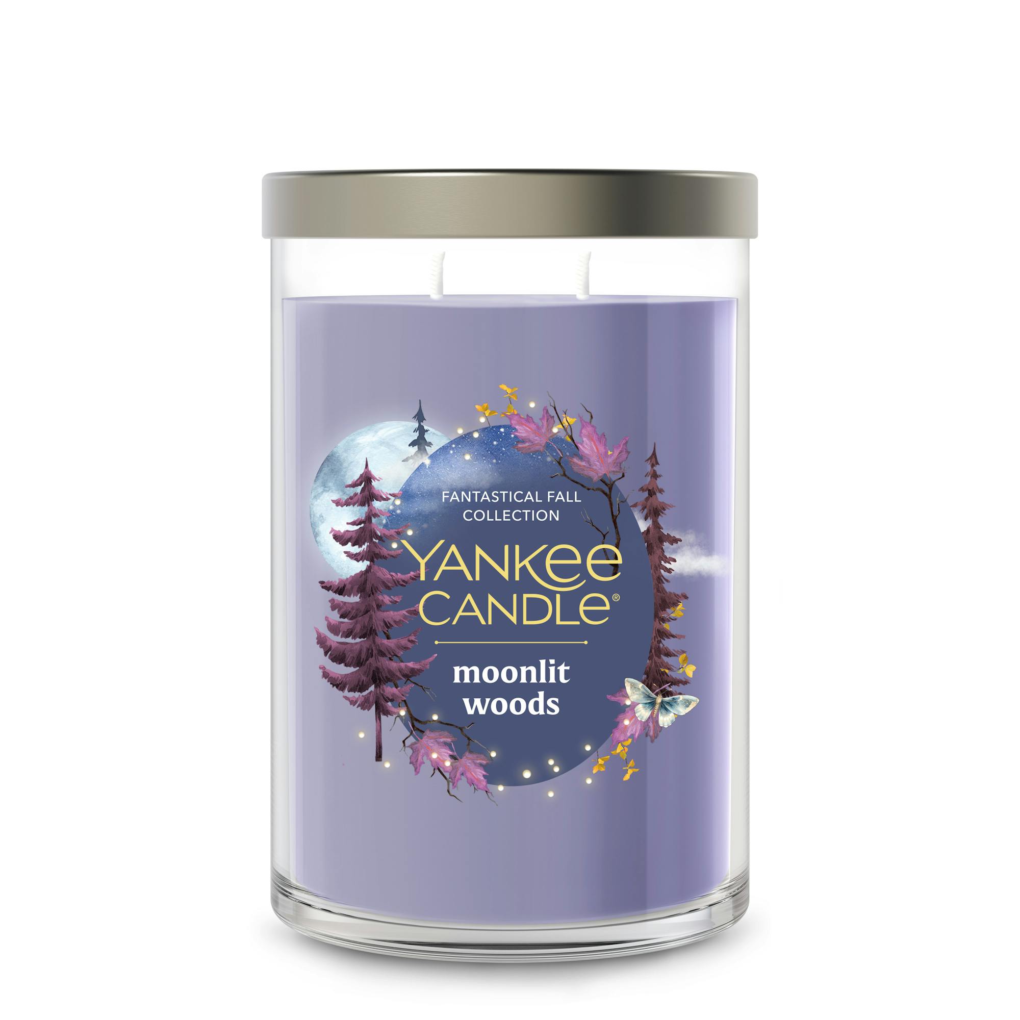 Yankee Candle Moonlit Woods Large Tumbler Candles, 20 oz In Purple