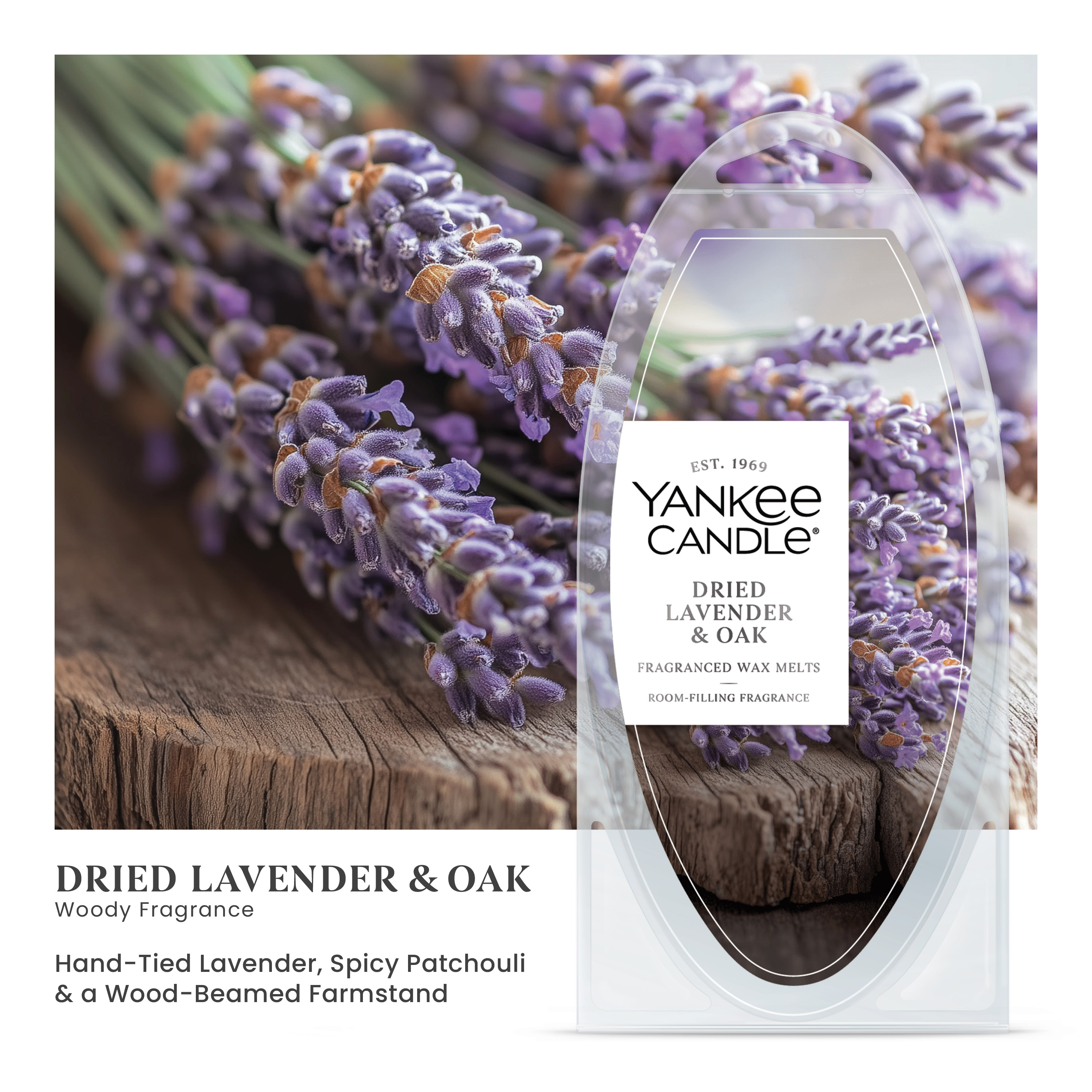 Dried Lavender & Oak Wax Melts - Thumbnail 2