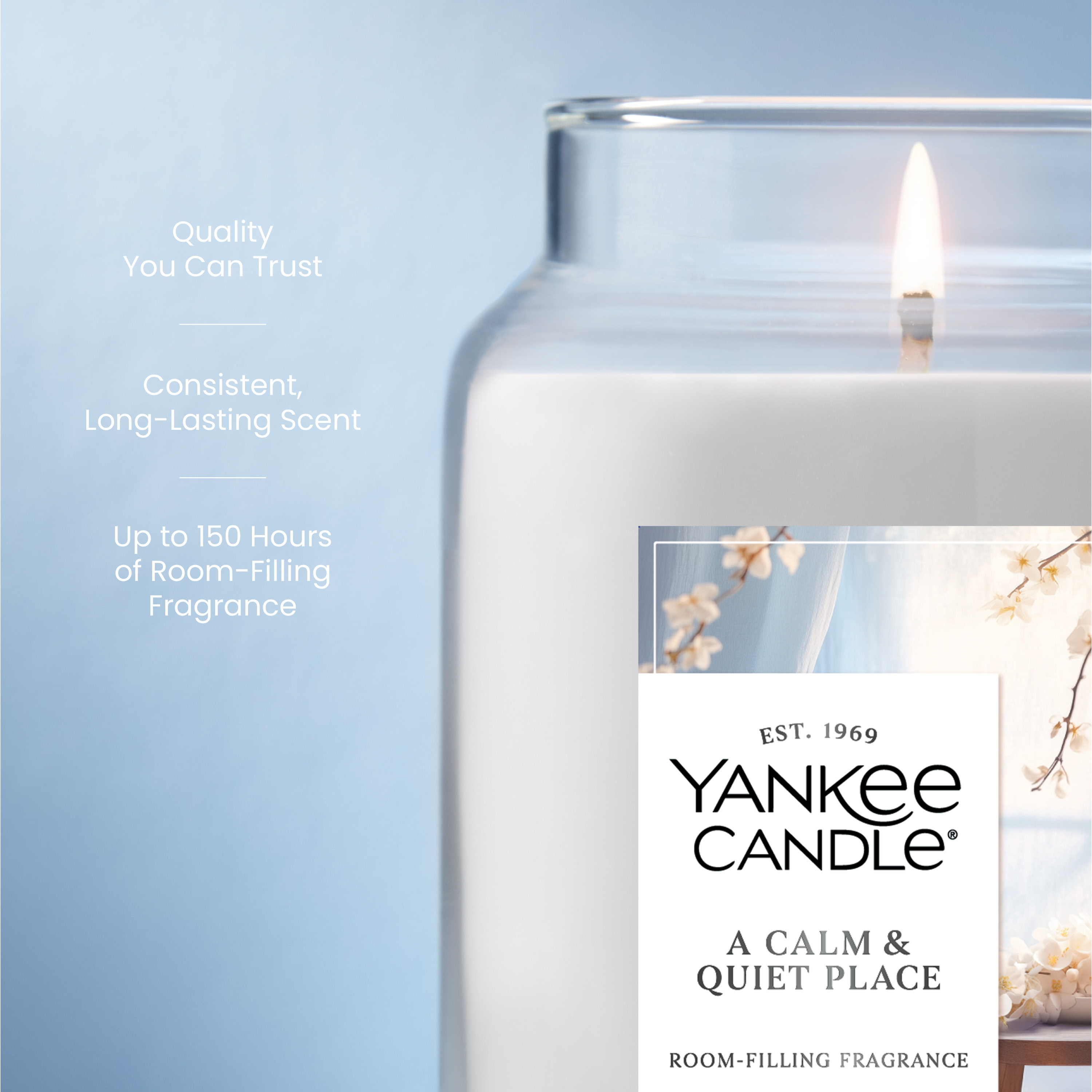A Calm & Quiet Place Original Large Jar Candle - Thumbnail 3