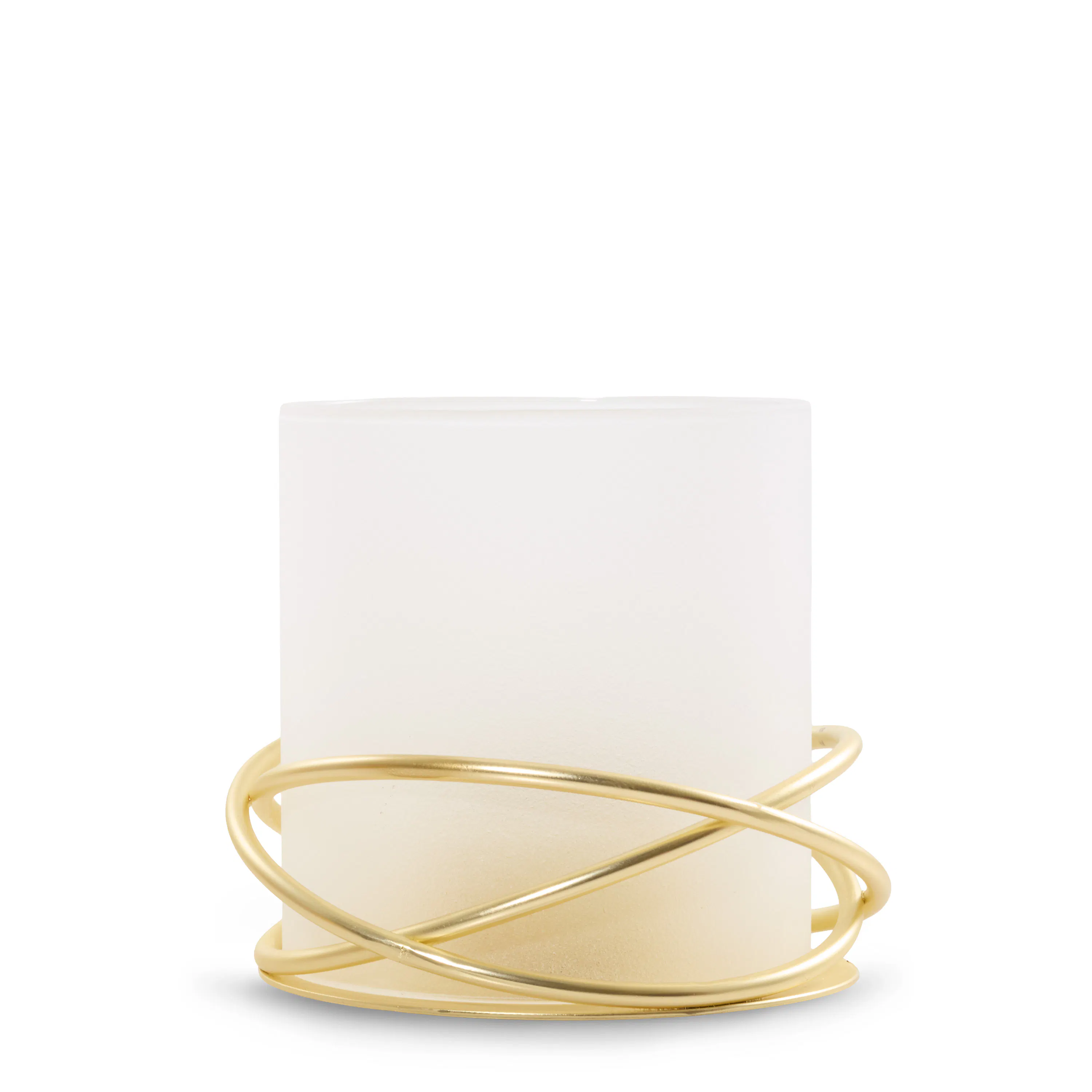 Golden Halo Tea Light Candle Holder