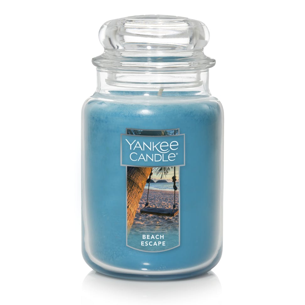 beach escape large jar candles