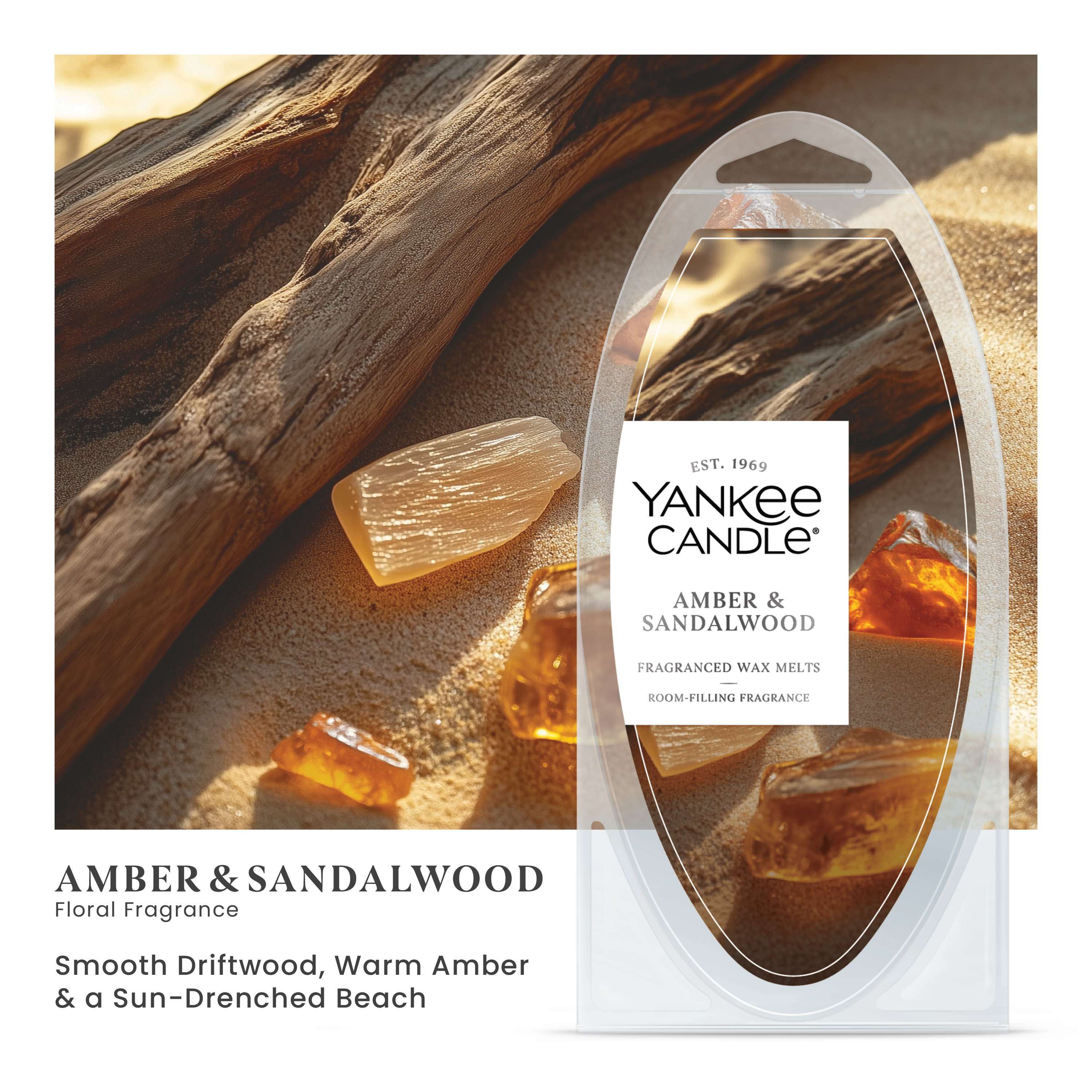 Amber & Sandalwood Wax Melts