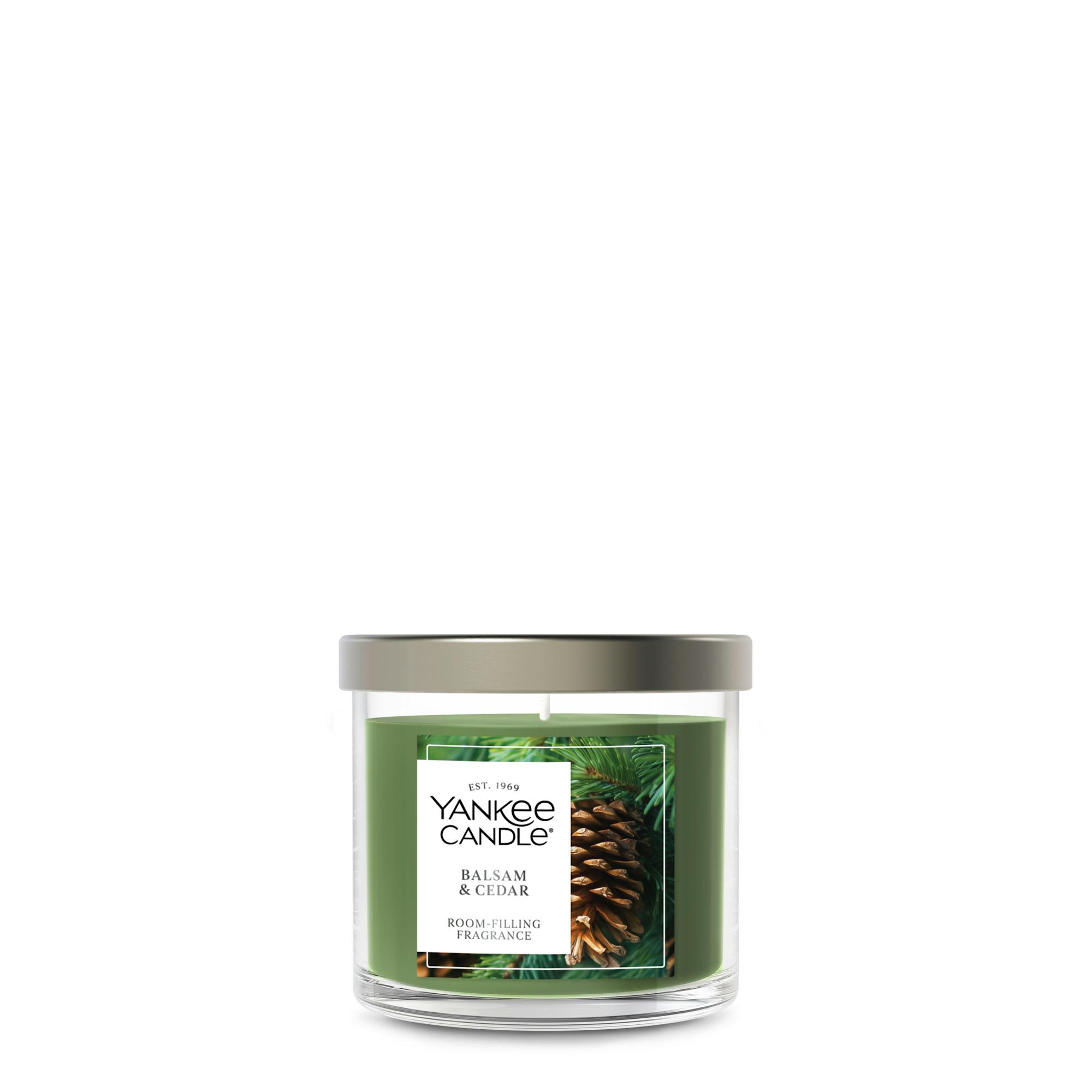 Yankee Candle Balsam And Cedar Small Tumbler Candles, 4.3 oz In Green
