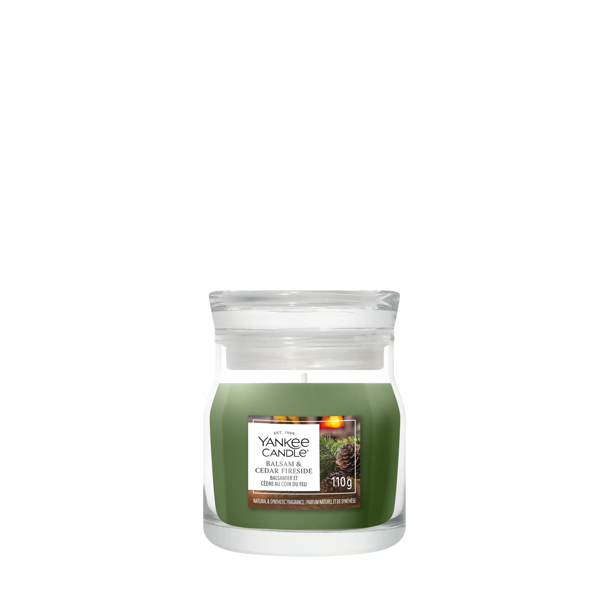 Balsam & Cedar Fireside Candle Yankee Candle, Green | Woody