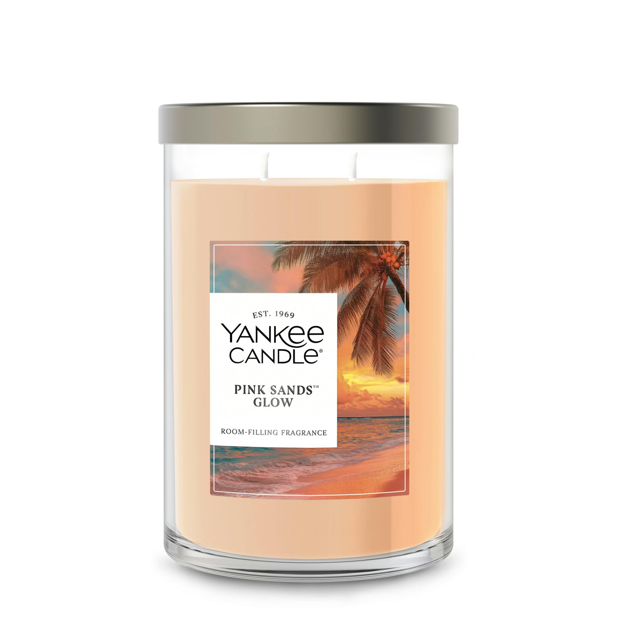 Yankee Candle Pink Sands Glow Large Tumbler Candles, 20 oz