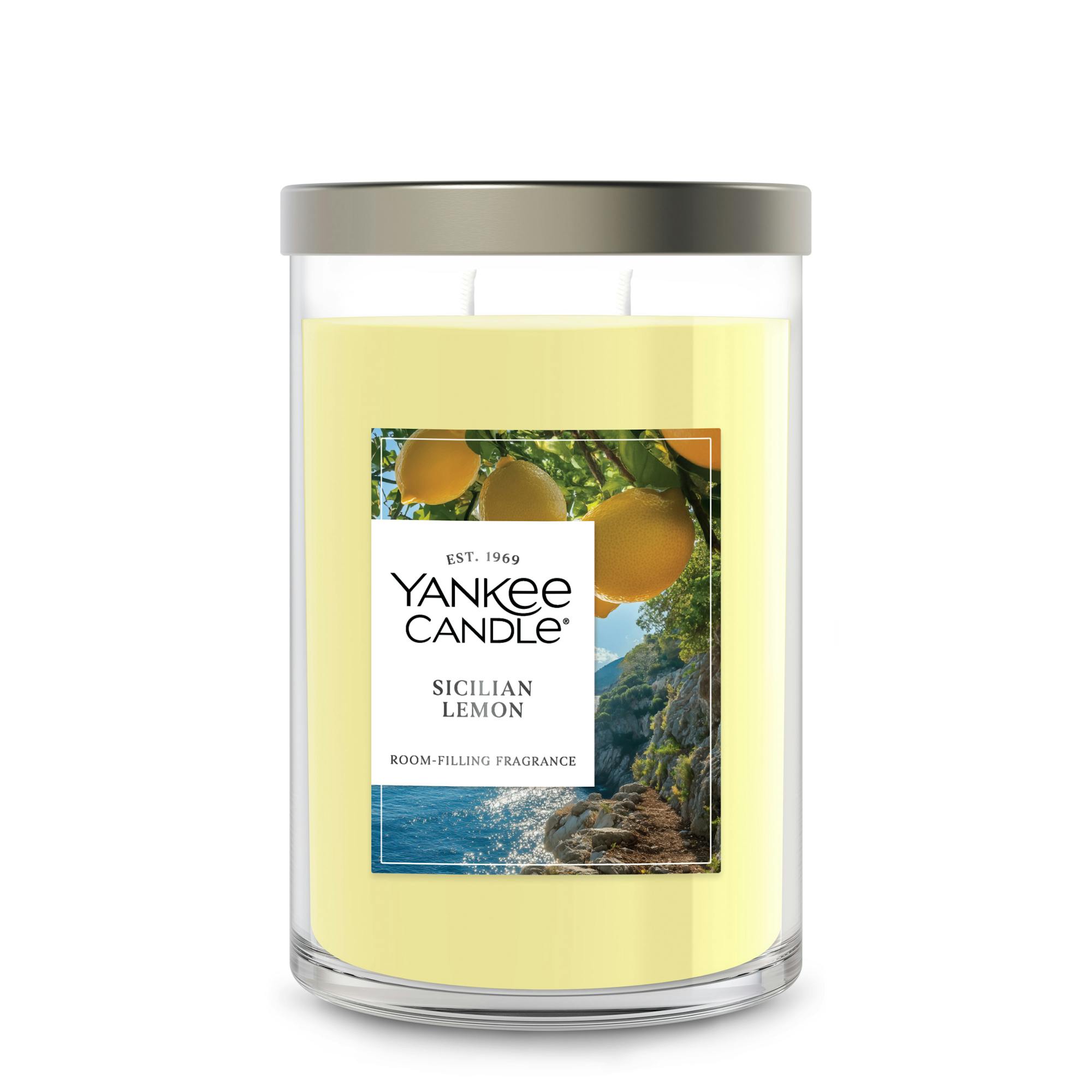 Yankee Candle Sicilian Lemon Large Tumbler Candles, 20 oz