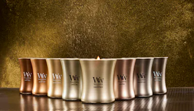 Candescent Coast WoodWick® Precious Metals Medium Hourglass Candle