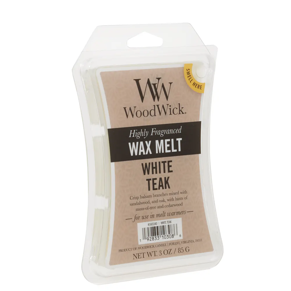 White Teak WoodWick® Wax Melts 6-Packs - Wax Melts | Yankee Candle