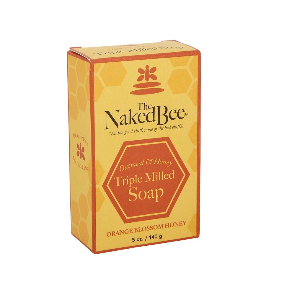 naked bee triple milled soap box