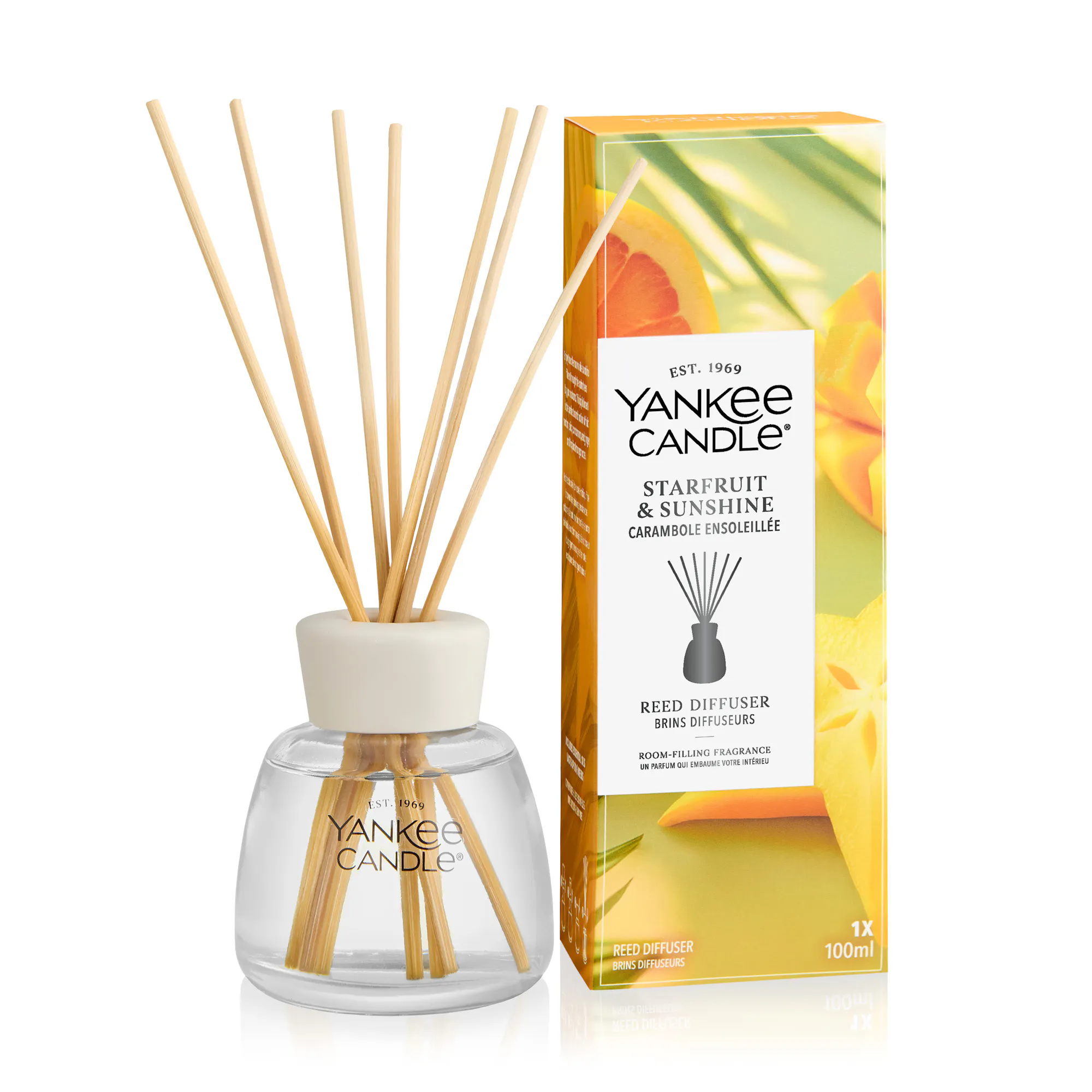 Starfruit & Sunshine Diffuser Yankee Candle, Orange | Fruity