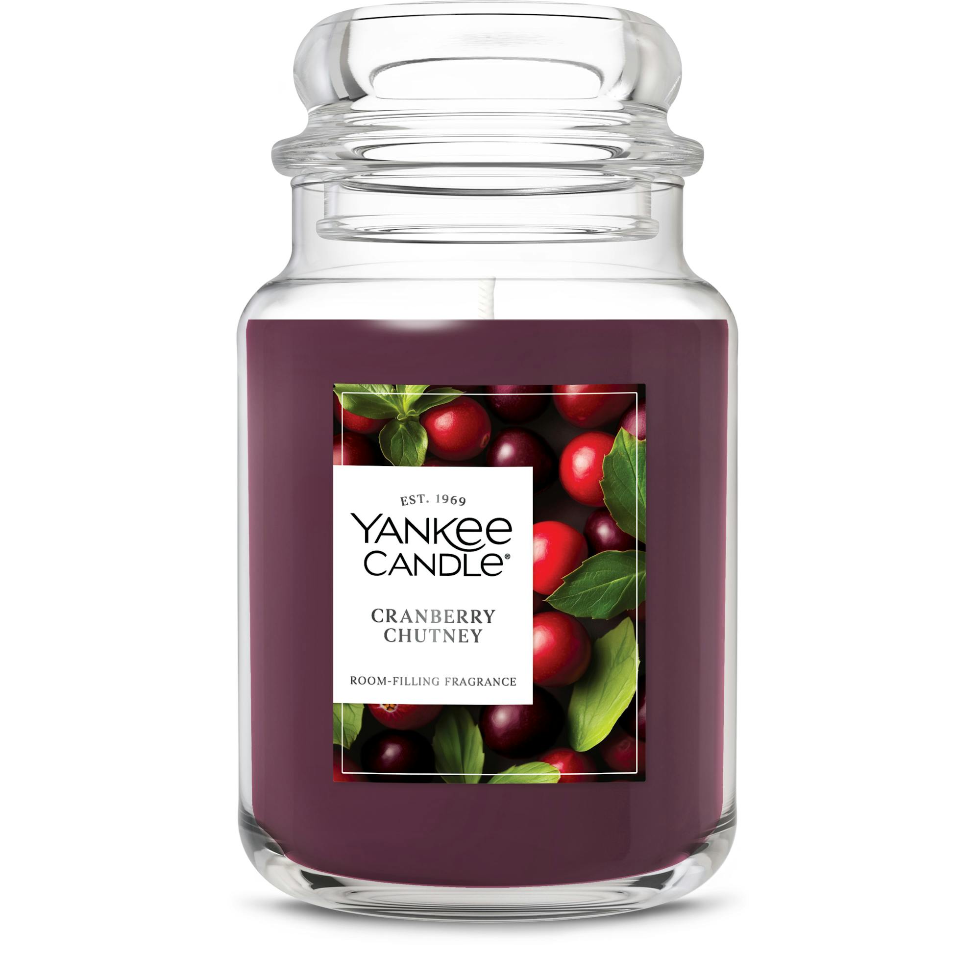 Yankee Candle Cranberry Chutney Original Large Jar Candles, 22 oz