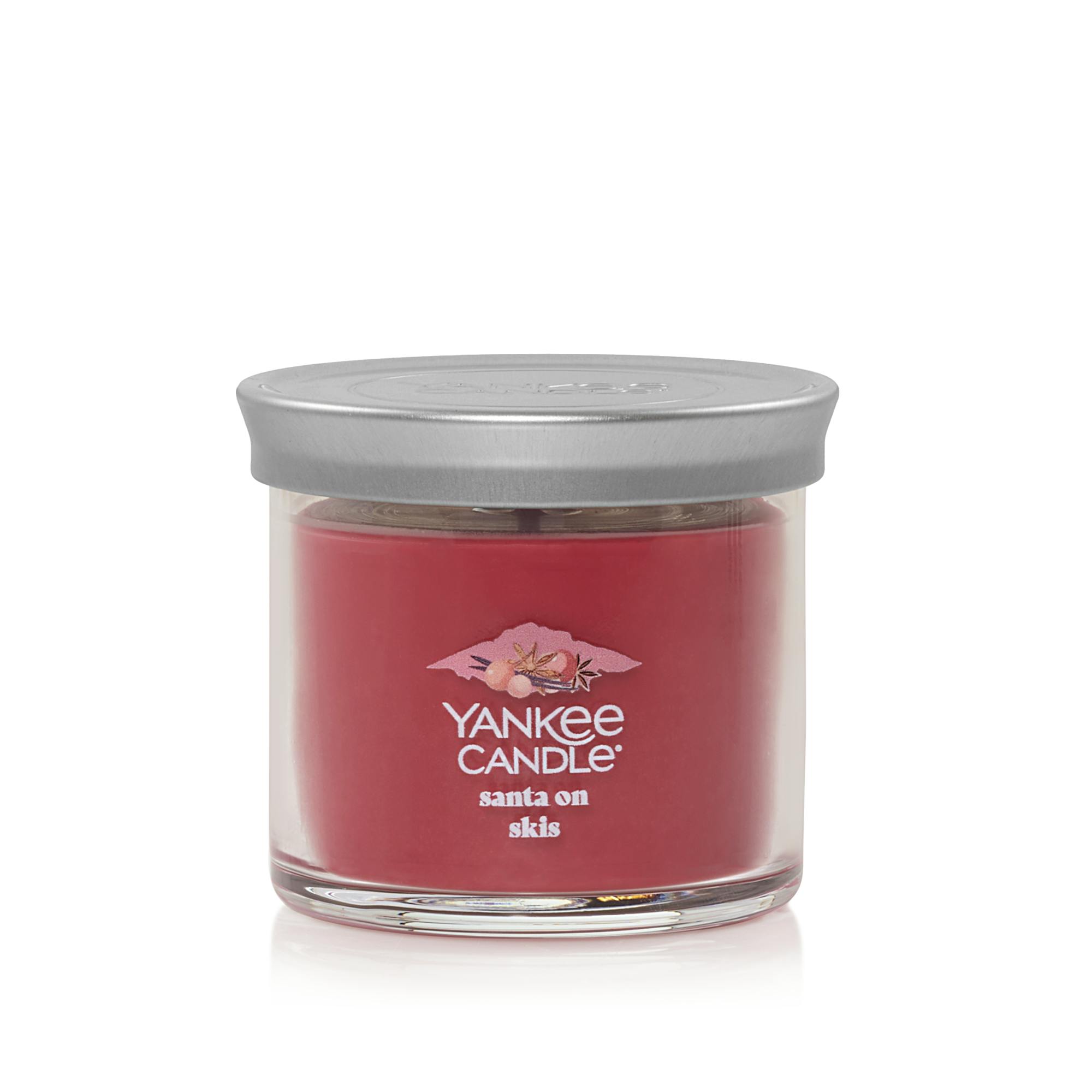 Yankee Candle Santa On Skis Signature Small Tumbler Candle, 4.3 oz In Red
