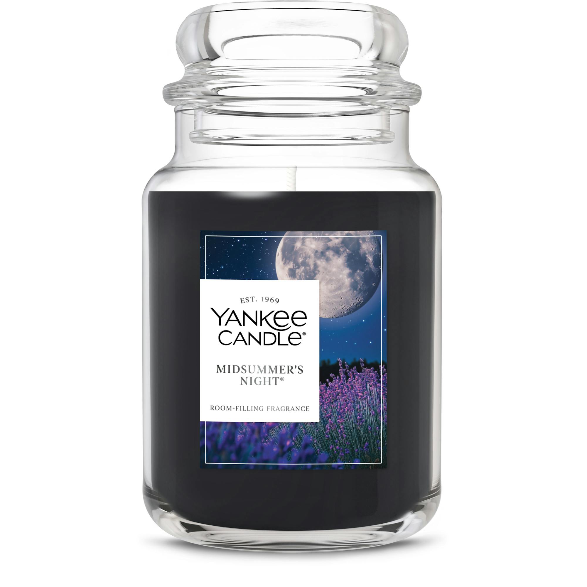 Yankee Candle Midsummer's Night Original Large Jar Candles, 22 oz In Black