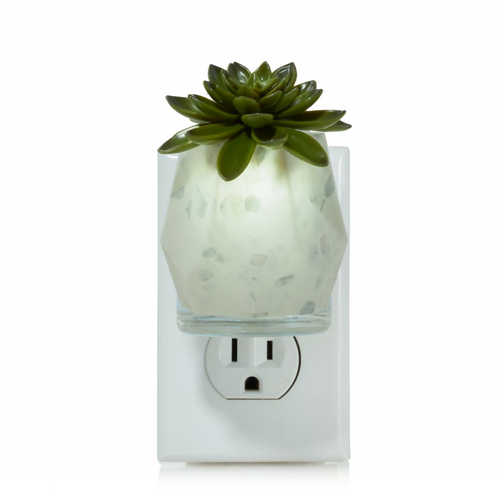 Faceted Succulent ScentPlug® Diffuser w/ Light