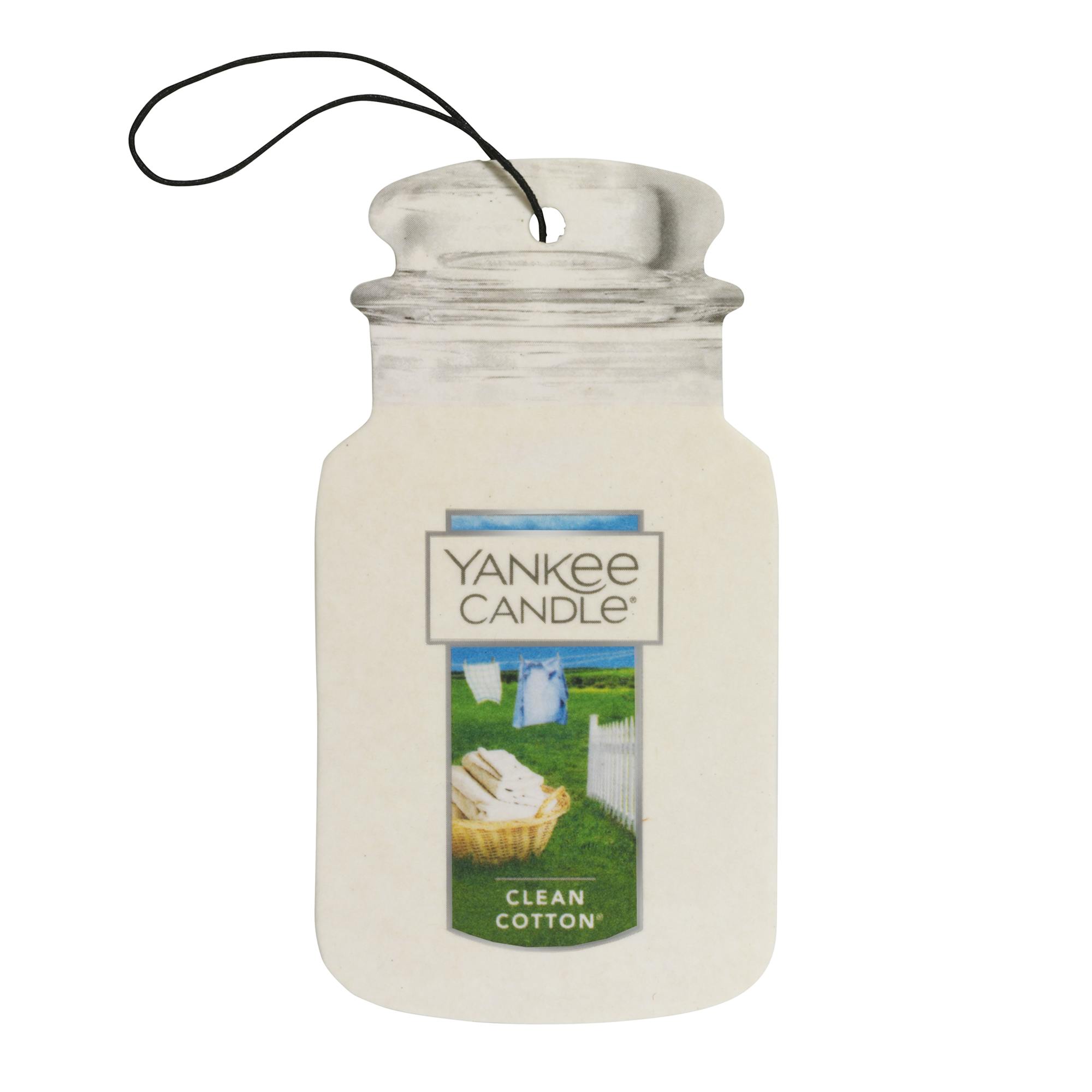 Yankee Candle Clean Cotton Car Jar, 0.32 oz