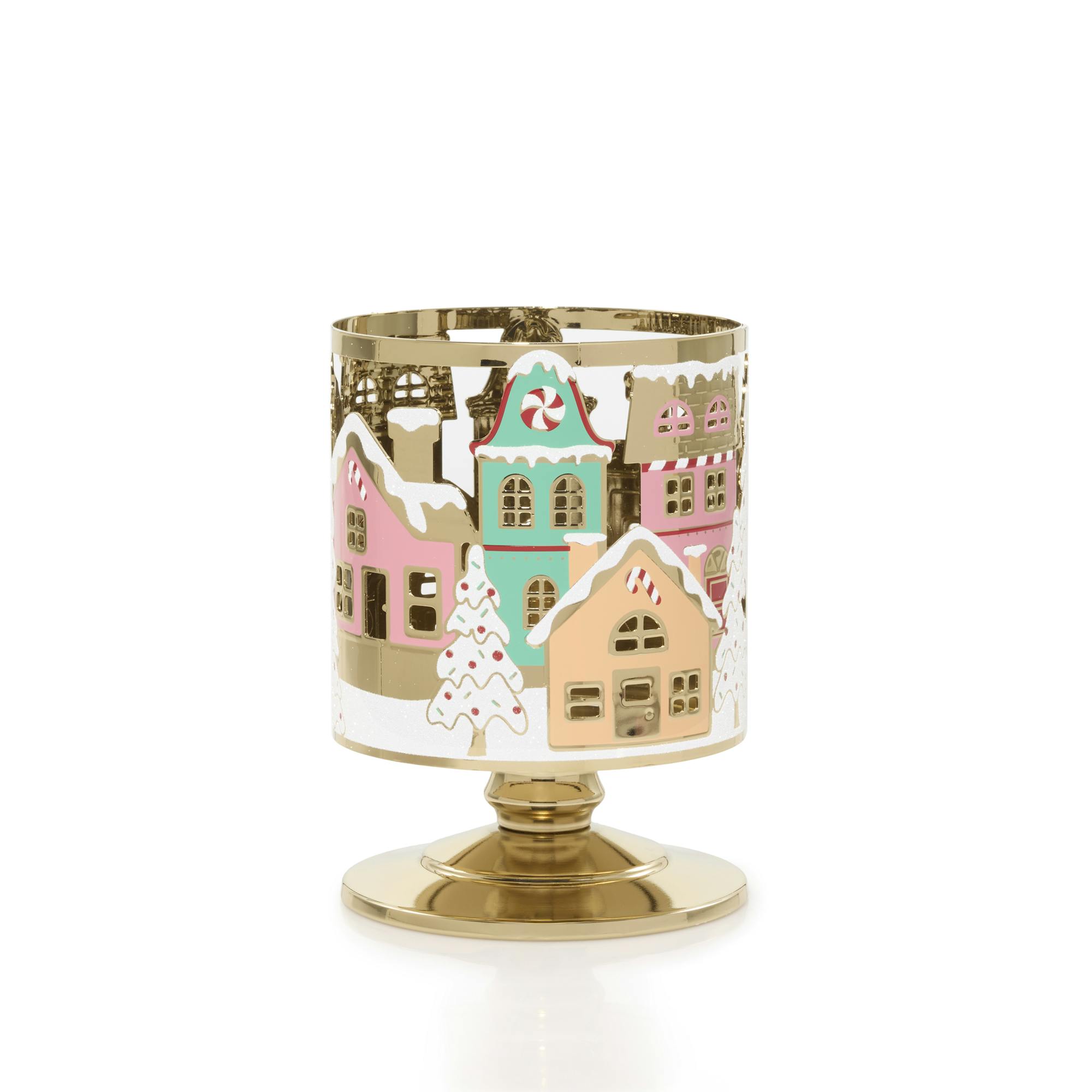 Yankee Candle Sugar Village Jar Candle Holder Jar Candle Holder In Multi
