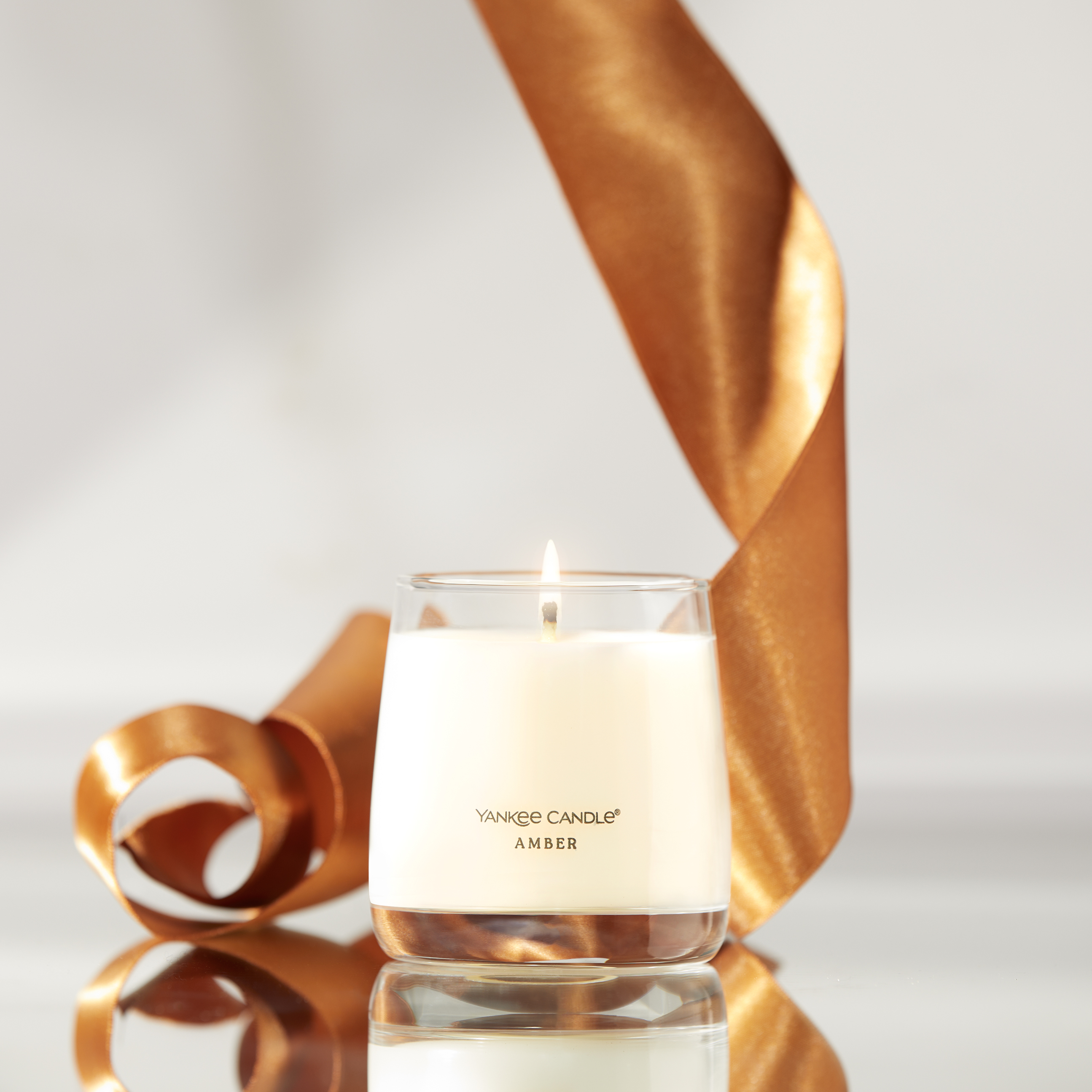 Amber Premium Single Wick 7oz Candle - Thumbnail 2