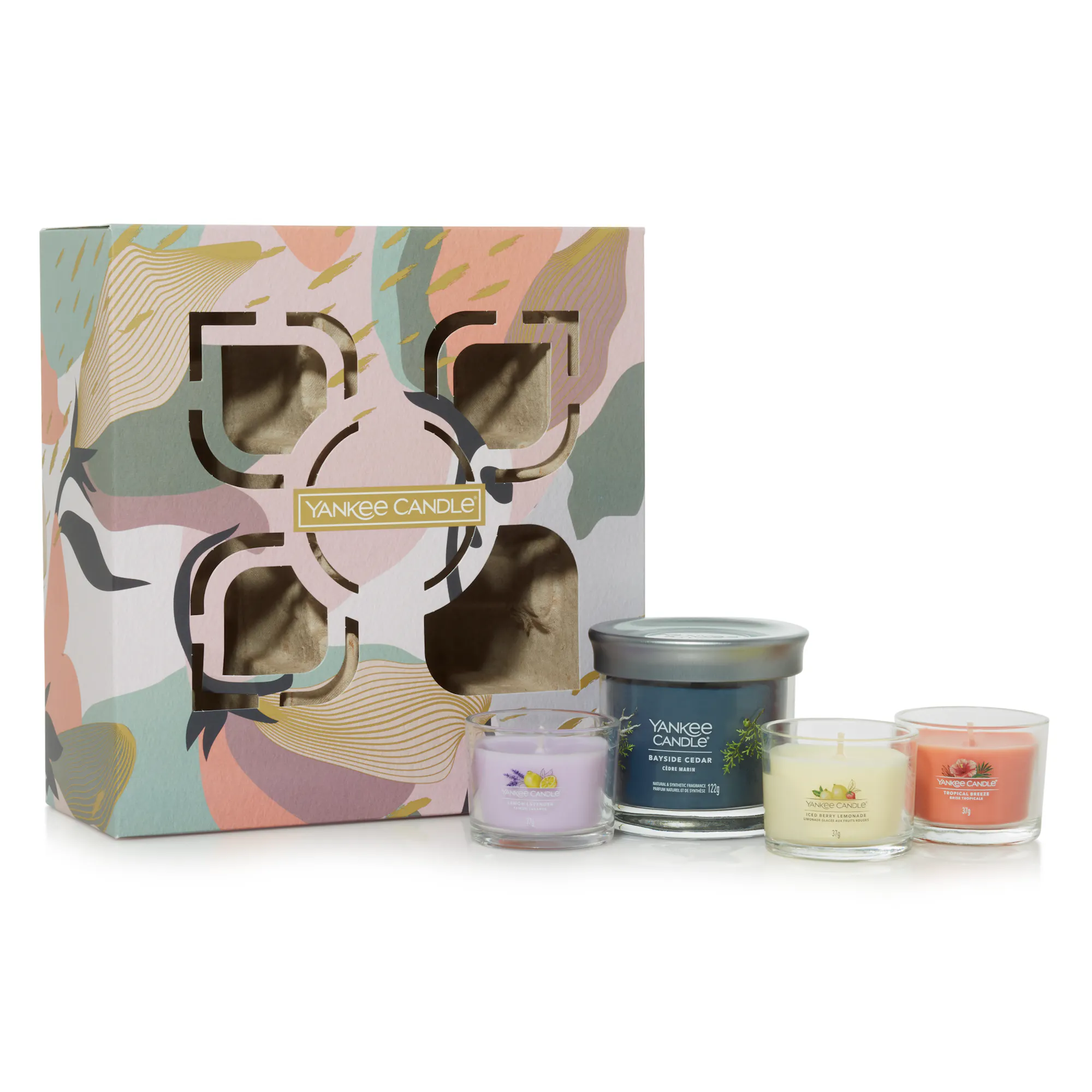1 Small Tumbler and 3 Mini Candles Gift Set  Yankee Candle