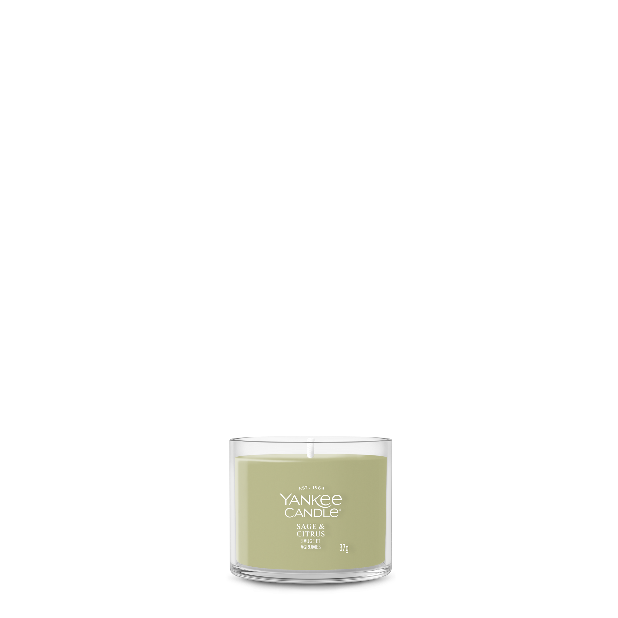 Sage & Citrus Candele votive in vetro Yankee Candle, Green | Agrumi