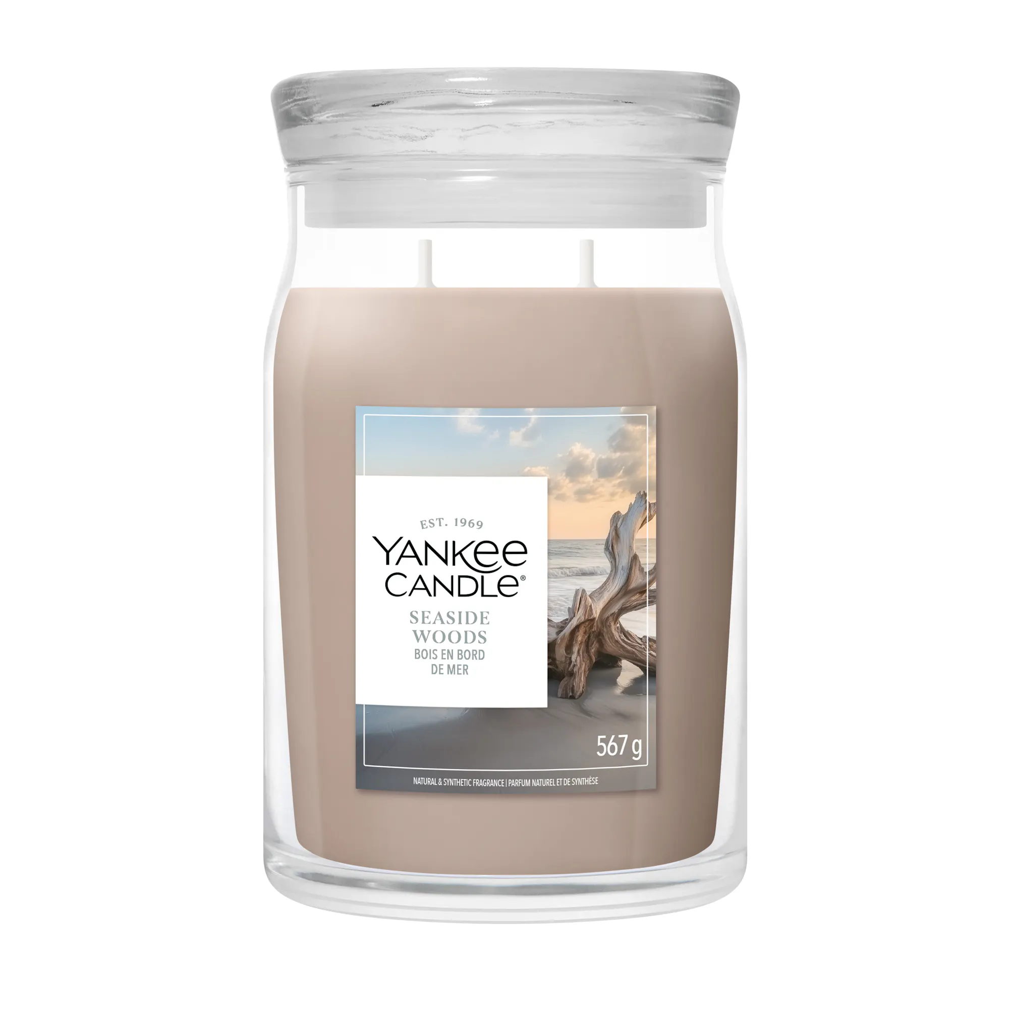 Seaside Woods Candle Yankee Candle, Neutrals | Woody