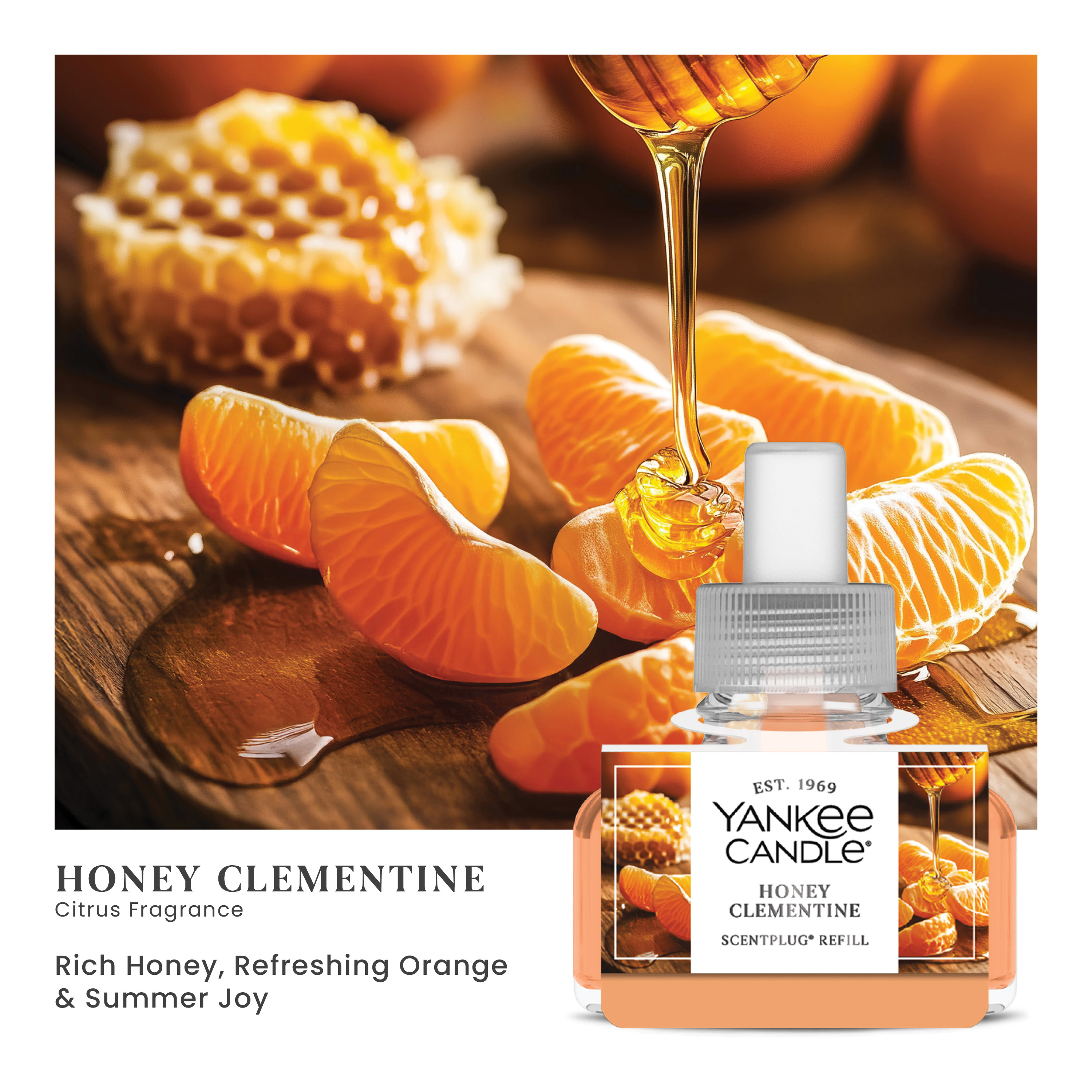 Yankee Candle Honey Clementine ScentPlug Refill
