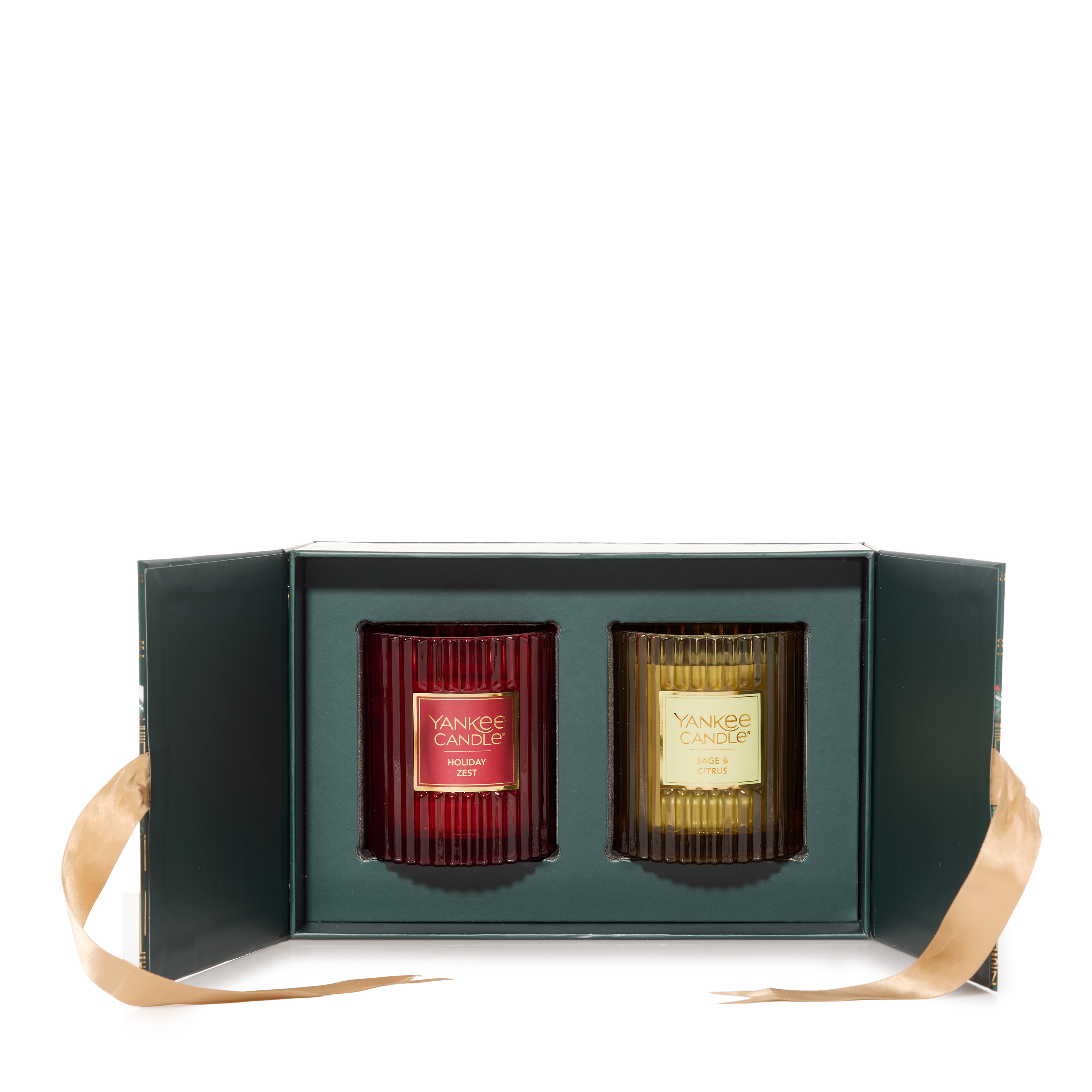 Fluted Candle Duo