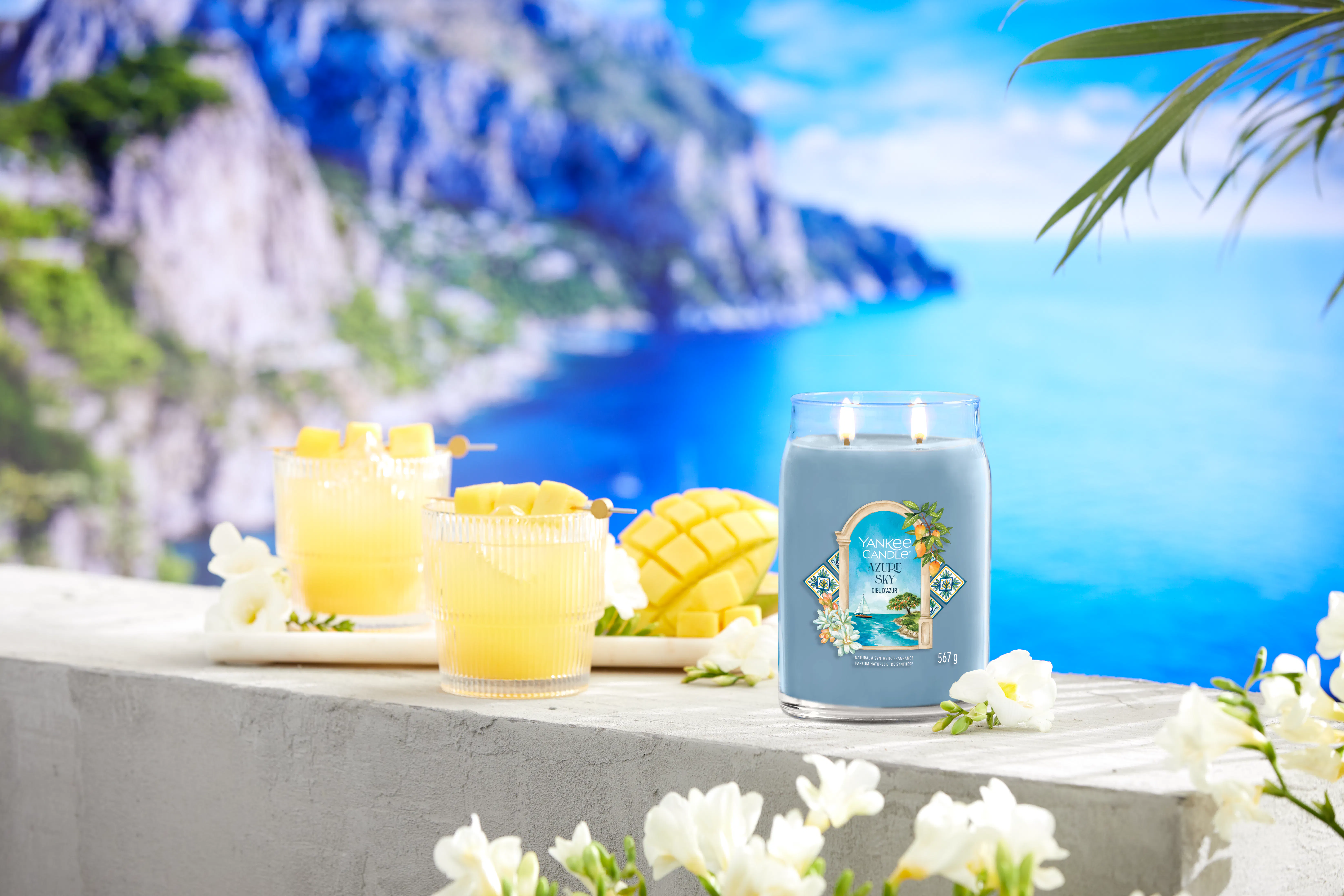 Azure Sky Signature Large Jar Candle | Yankee Candle