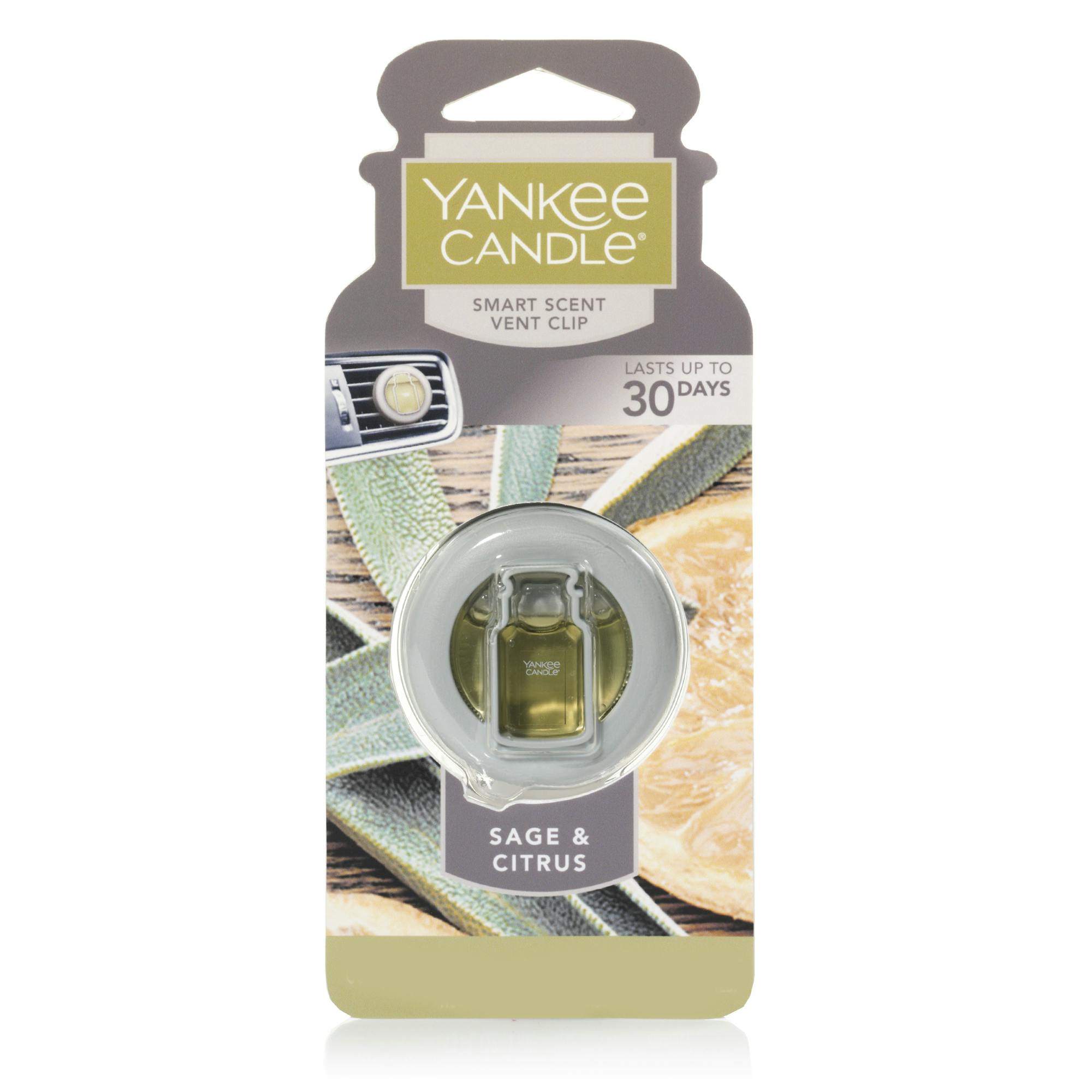 Yankee Candle Sage And Citrus Smart Scent Vent Clip, 13 Fl oz