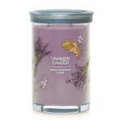 2 wick jar candle dried lavender and oak