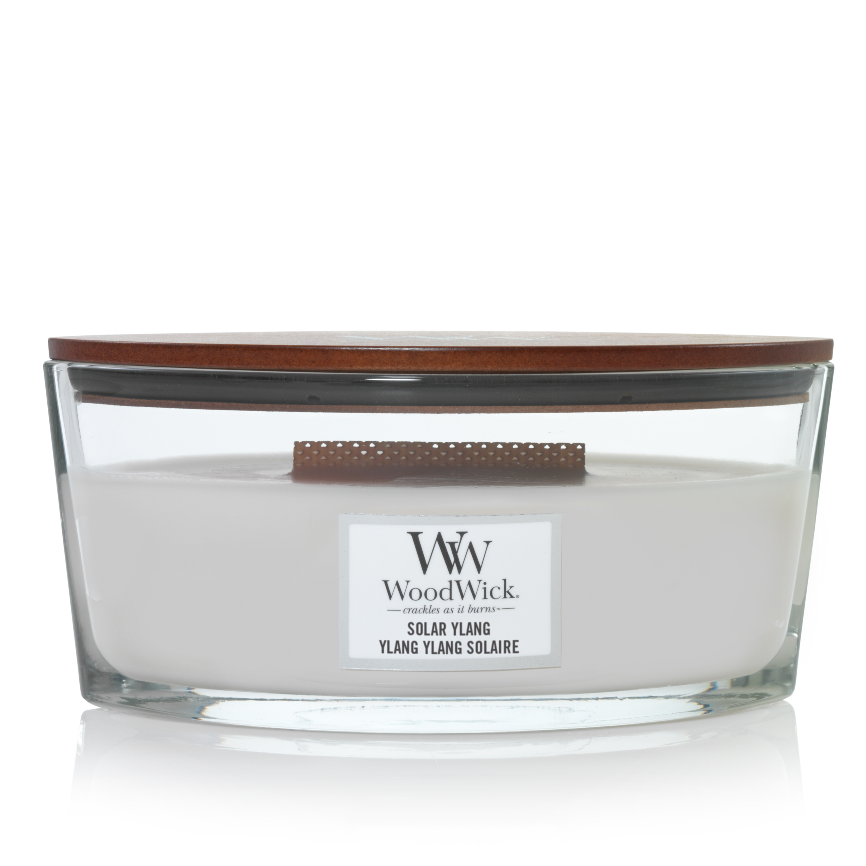 WoodWick Hourglass Candle Solar Ylang Ylang Scented Candle in Glass